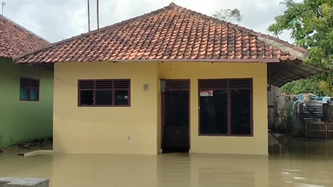 Sungai Ciberes Meluap, Ribuan Rumah Warga Terendam Banjir