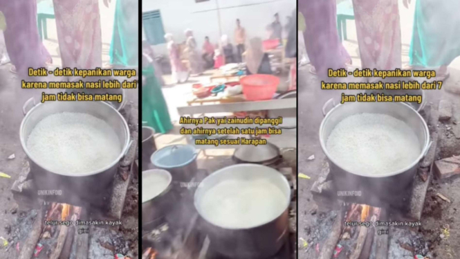 viral Masak Nasi 7 Jam Tak Kunjung Matang