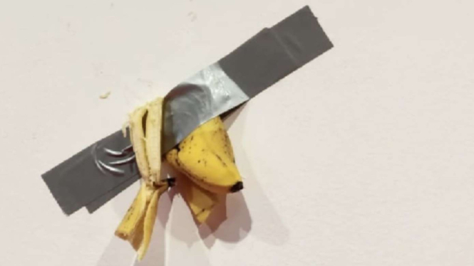Pisang Karya Seni Bernilai Rp 1,7 M yang di makan Mahasiswa Kelaparan