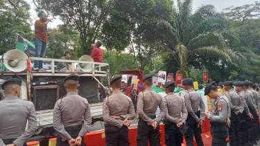 Aksi unjuk rasa di Kedubes Australia dan Selandia Baru