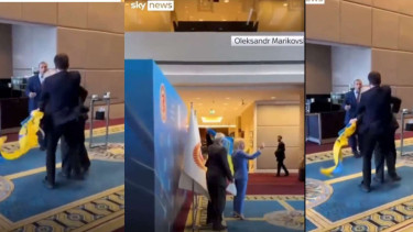 Viral Terekam Delegasi Rusia dan Ukraina Adu Jotos di Turki