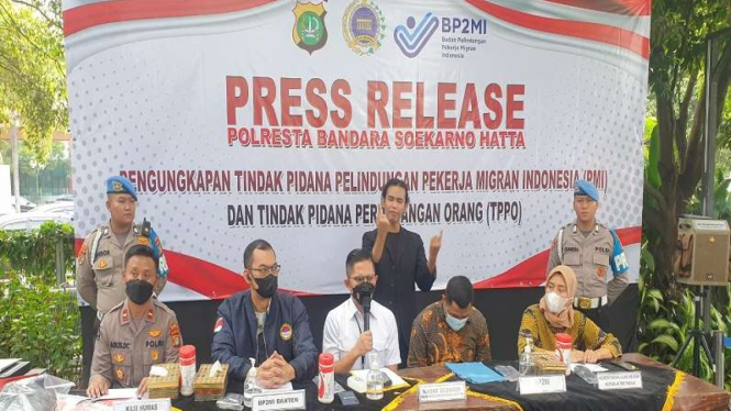 Kasat Reskrim Polres Bandara Soetta Kompol Reza Pahlevi