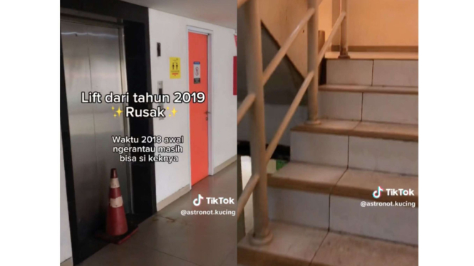 Seorang pengguna TikTok review Bandara Lampung