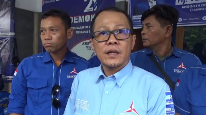Ketua DPC Partai Demokrat Kabupaten Purwakarta Asep Chandra