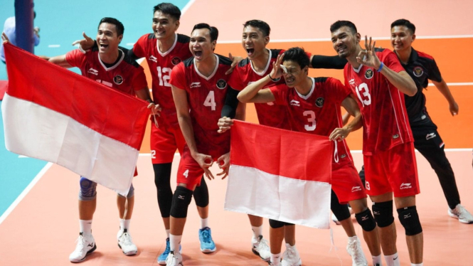 Timnas Voli Putra raih medali emas SEA Games 2023