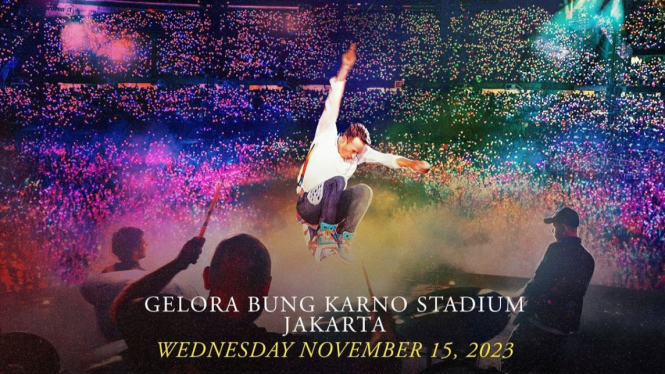Konser Coldplay di GBK Jakarta resmi diumumkan