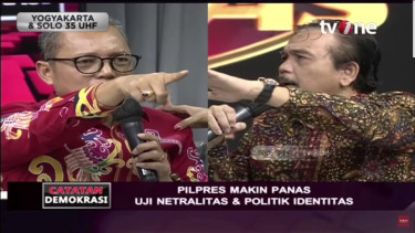 Debat panas Deddy Sitorus dengan Syahganda Nainggolan di Catatan Demokrasi tvOne
