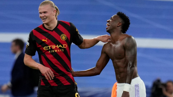 Erling Haaland dan Vinicius Junior