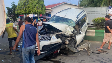 Tabrakan maut Anggota DPRD Kabupaten Batanghari, Jambi meninggal di tempat