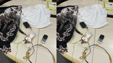 Joki UTBK USU gunakan beberapa alat rekam yang dipasang di badan