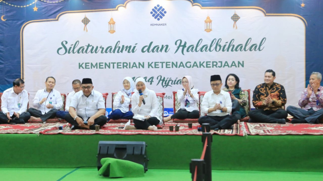 Silaturahmi dan Halal Bihalal Kementerian Ketenagakerjaan
