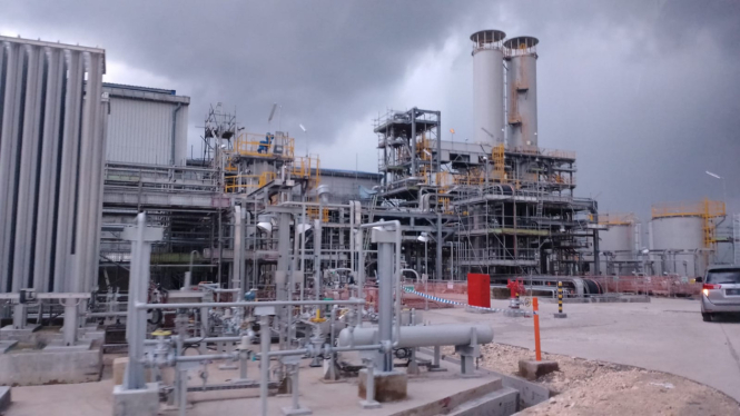 Lapangan Unitisasi Gas JTB di Desa Bandungrejo, Kecamatan Ngasem, Bojonegoro