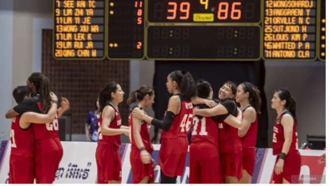 Pemain Timnas basket putri Indonesia