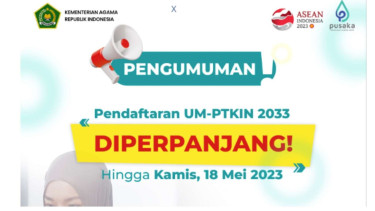 Pendaftaran UM-PTKIN Diperpanjang hingga 18 Mei 2023