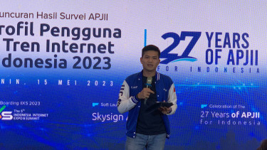 Ketua Umum APJII Muhammad Arif Angga.