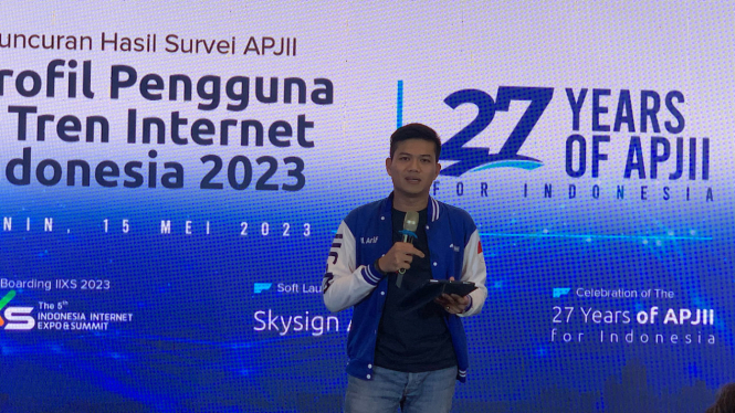 Ketua Umum APJII Muhammad Arif Angga.