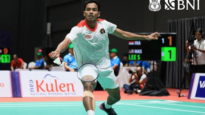 Tunggal putra Indonesia Chico Aura Dwi Wardoyo