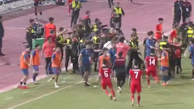 Keributan Indonesia vs Thailand