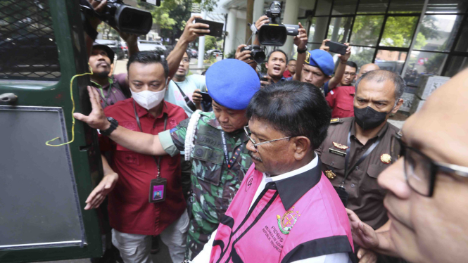 Menkominfo Johnny G Plate Tersangka 