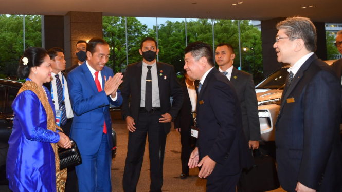 Presiden Jokowi di Hiroshima, Jepang