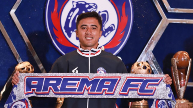 Pemain baru Arema FC, Ghufroni Al Ma’ruf
