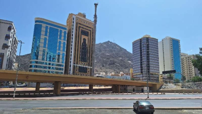 Cuaca panas di Kota Mekkah Arab Saudi