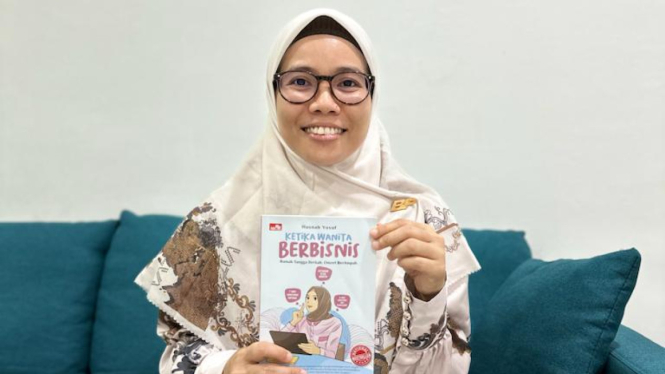 Penulis buku Ketika Wanita Berbisnis, Husnah Yusuf.