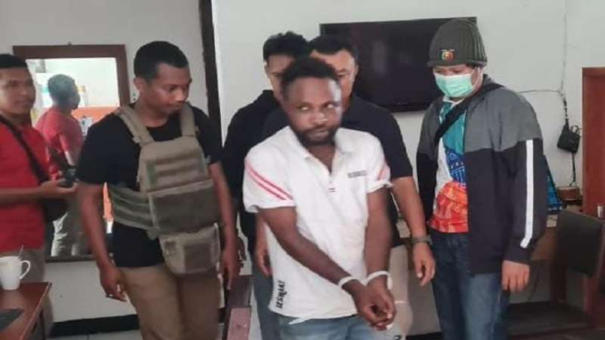 Anggota KKB pelaku pembunuhan ditangkap aparat gabungan TNI-Polri di Yahukimo