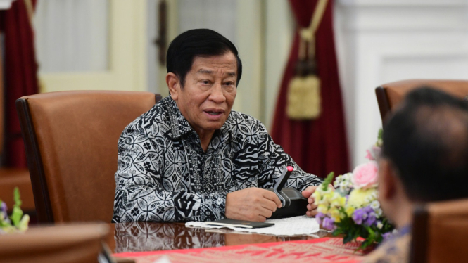 Dewan Pembina Tim Kampanye Nasional (TKN) Prabowo-Gibran, Agum Gumelar.