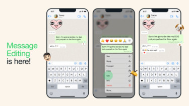 Fitur Edit Pesan WhatsApp.