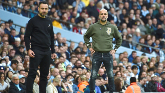 Pep Guardiola dan Roberto de Zerbi