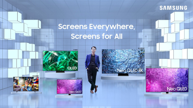 Samsung rilis rangkaian smartTV 2023.