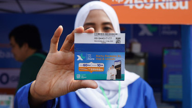 Kartu perdana XL Haji dan Umrah.