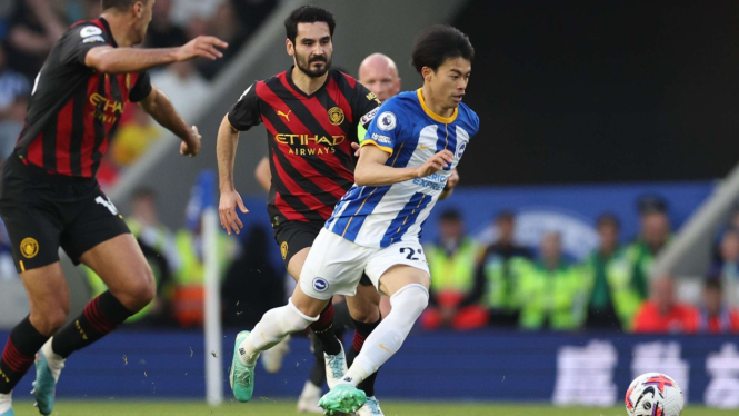 Duel Brighton vs Manchester City