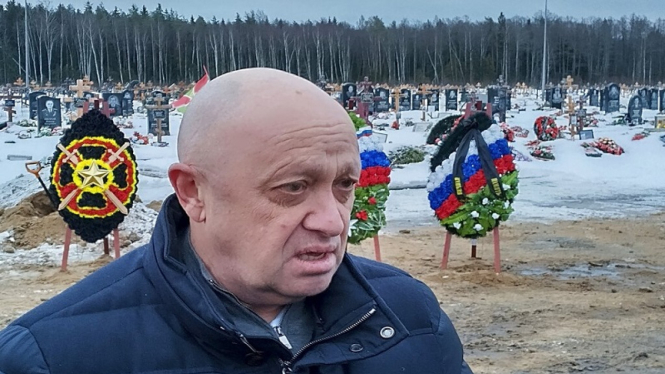 Pemimpin tentara bayaran Wagner Group Rusia, Yevgeny Prigozhin