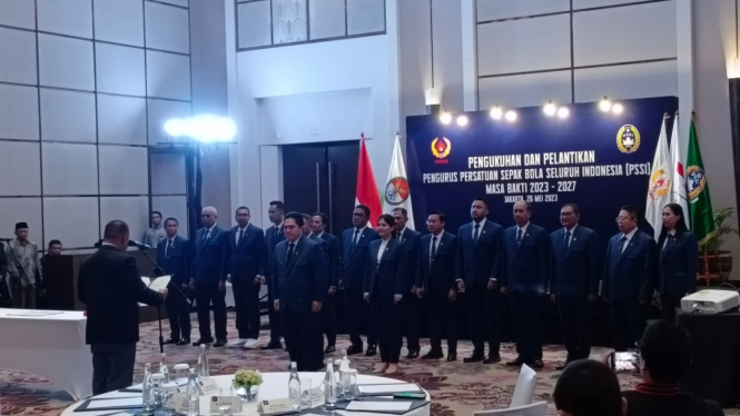 Pelantikan Pengurus PSSI 2023-2027