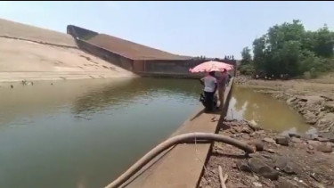 Bendungan di India yang Dikuras