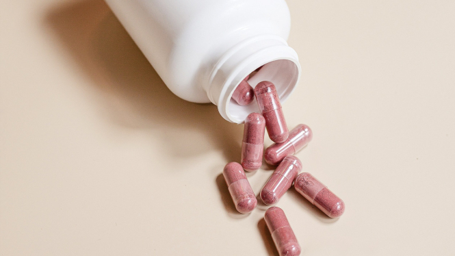 Ilustrasi suplemen/vitamin.