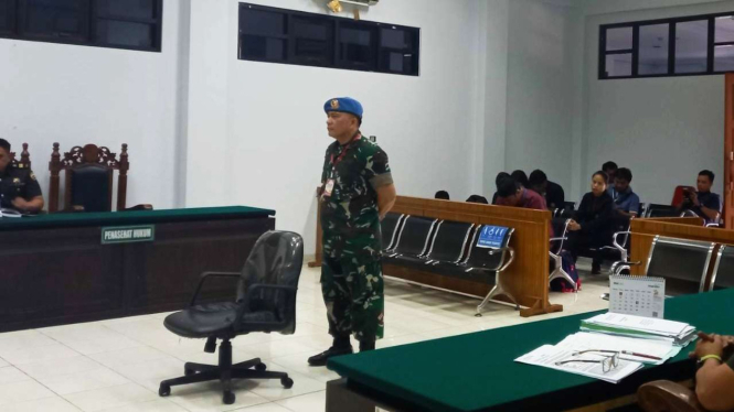 Sidang oknum Paspampres di Pengadilan Militer I-02 Medan