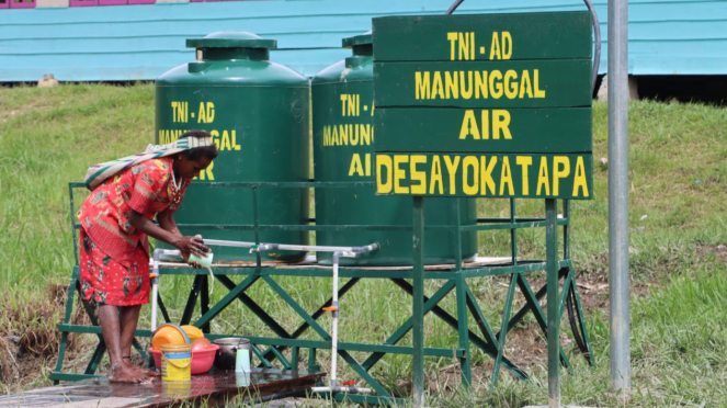 VIVA Militer: Pasukan Yonif Para Raider 305/Tengkorak, Kostrad di Intan Jaya.