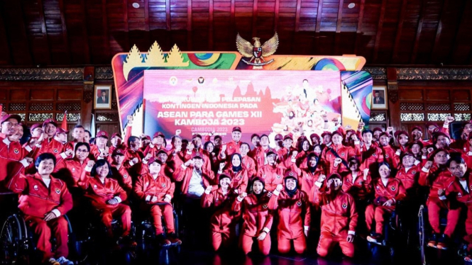 Menpora Lepas kontingen Indonesia untuk ASEAN Para Games