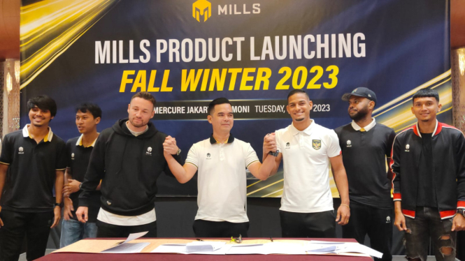 Marc Klok resmi jadi BA aparel Timnas Indonesia, Mills