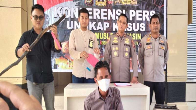 Polisi menangkap eks Kades di Sumsel yang membakar lahan