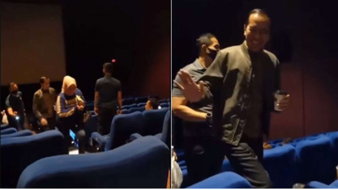 Presiden Jokowi Nonton Bioskop