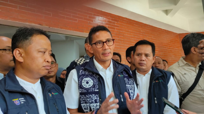 Menparekraf Sandiaga Uno  