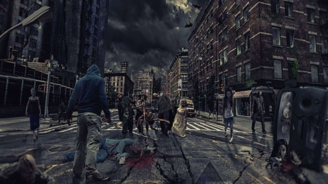 Ilustrasi zombie