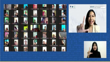 Webinar literasi digital yang diadakan Kemenkominfo
