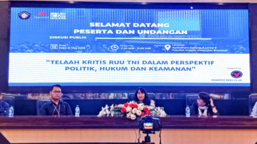 Diskusi mengenai revisi UU TNI