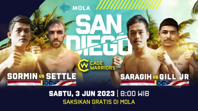 Dua petarung Indonesia tampil di Cage Warriors