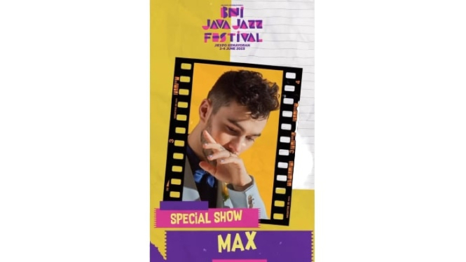 Penyanyi asal Amerika, Max tampil di BNI Java Jazz 2023